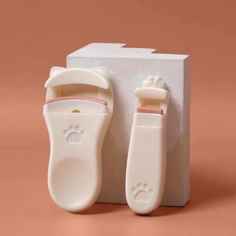 Ondulator de gene drăguț, gheare de pisică, se potrivește tuturor formelor de gene Clip profesională de lungă durată pentru înfrumusețare a ochilor Instrument cosmetic