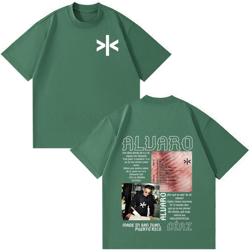 Alvaro Diaz Omakase Album 2026 Tour Merch T Shirt Unisex Unisex Fashion Vintage Tshirt Cotton Casual Loose High Quality Tshirts