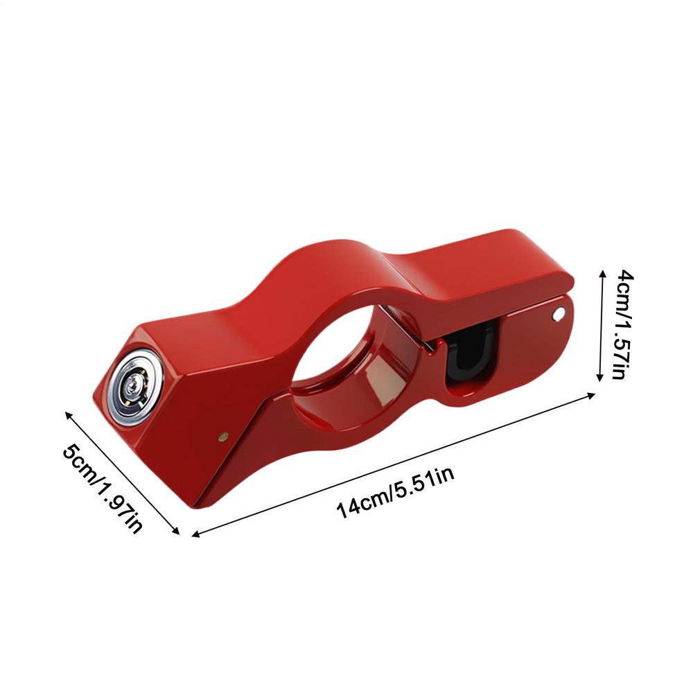 

Motorcycle Handlebar Locks Anti Theft Weather Resistant aluminum Alloy Accessories for Bike Scooter ATV Riding Cycling