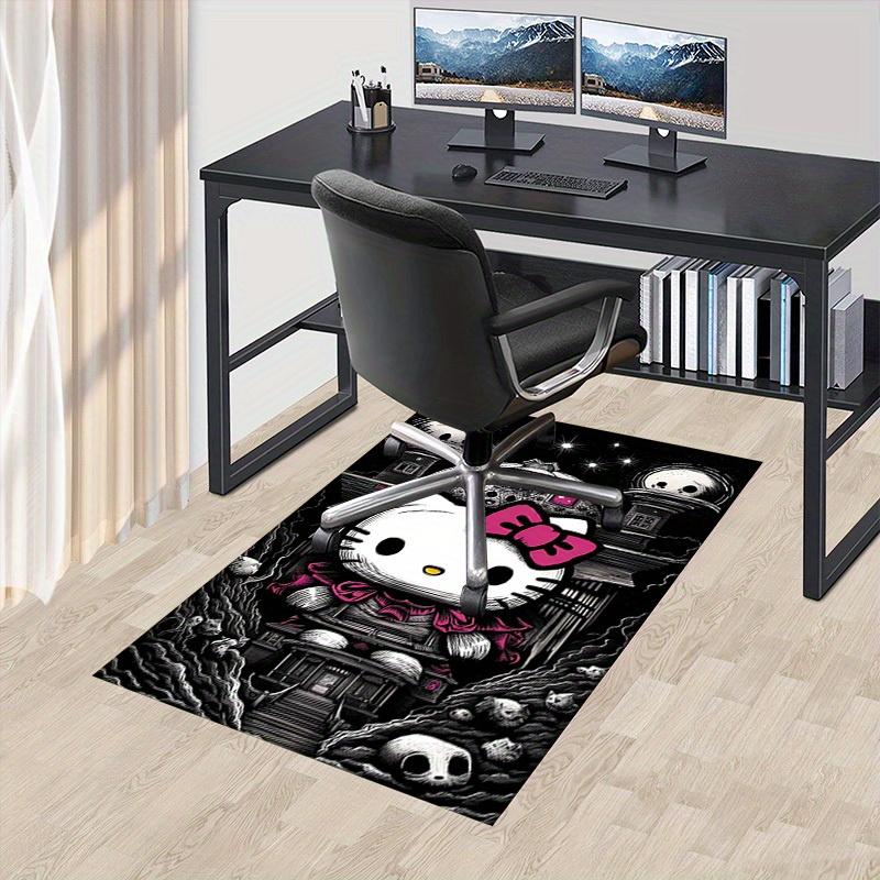 

1pc Hello Kitty Office Carpet Under Chair Mat Gift Universal Decorative Rug for Room Bedroom Living Room Study Table Desk Floor Decoration B 60cm by 90cm