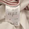 FRED PERRY Striped Pattern Long sleeve Fawn shirt S white Men's Used