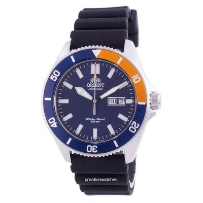 Reloj deportivo automático para hombre RA-AA0916L19B con esfera azul y correa de piel de becerro resistente al agua hasta 200 m