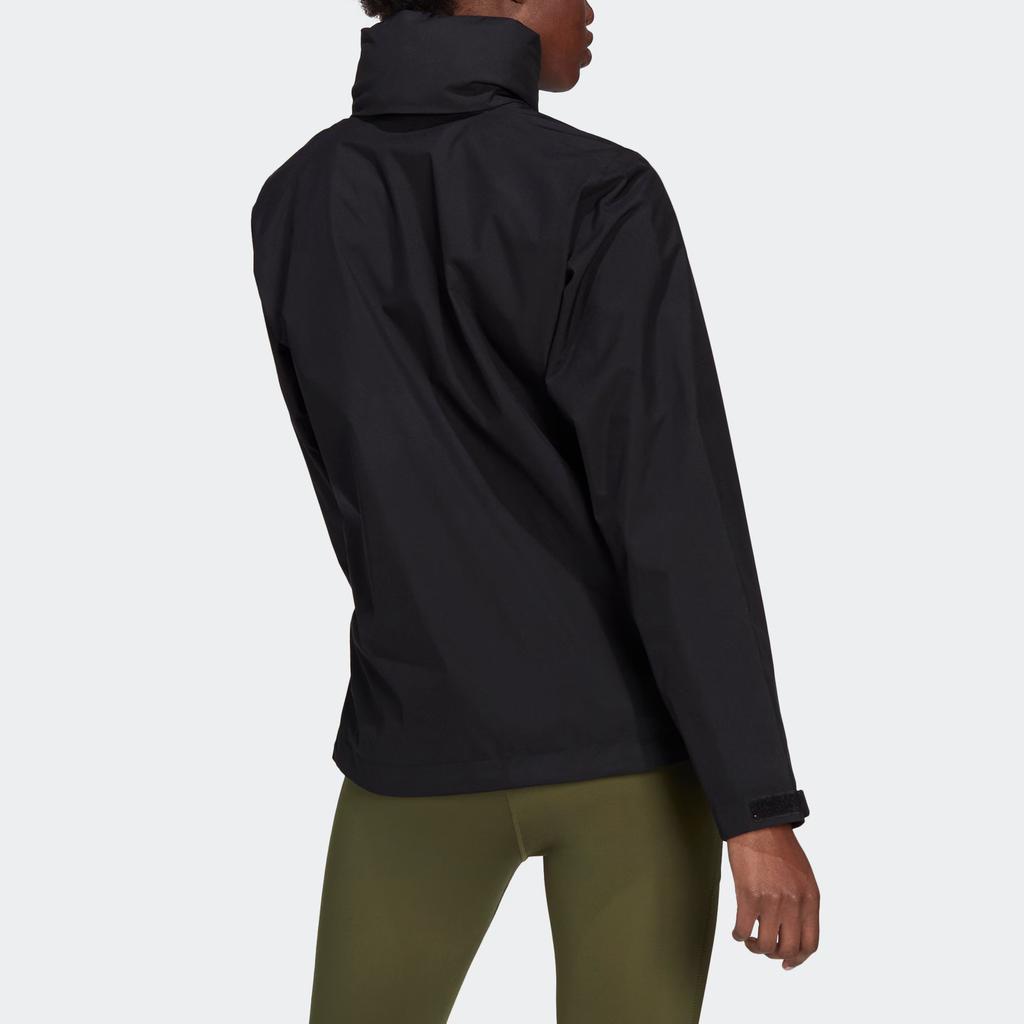 Adidas Terrex W Mt Rr Logo Print Zip Collar Jacket Women Jacket Black GI7171