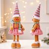 Plush Material Gingerbread Man Plush Ornament Biscuit Man Christmas Decor  Desktop Decoration
