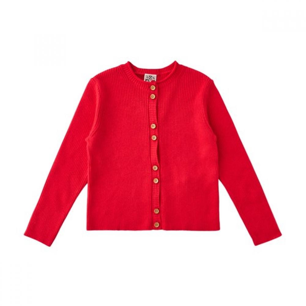 Bonton Ribbed Cardigan 7617t 200 10 RD/110