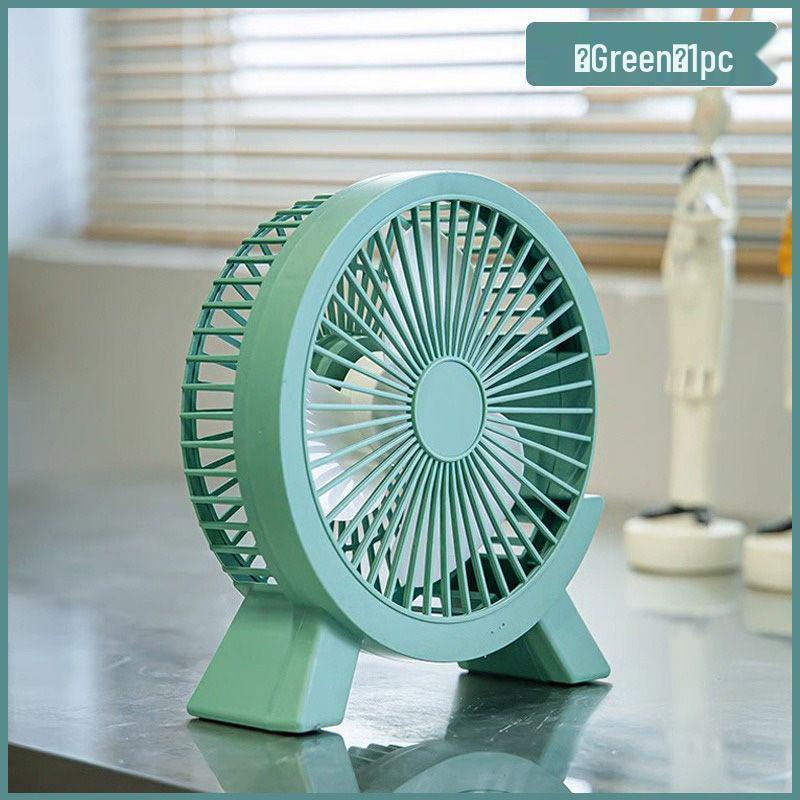 USB-Powered Silent Mini Desktop Fan for Dorms and Offices