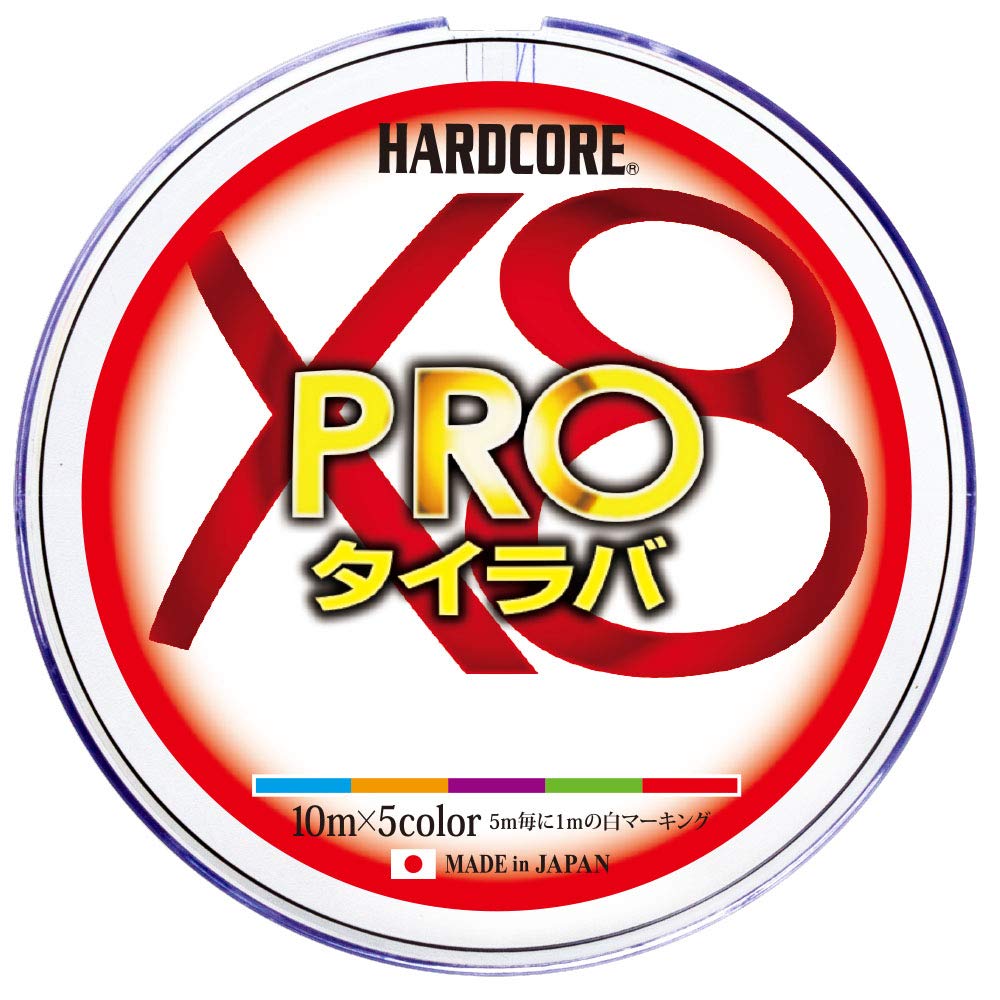 

DUEL HARDCORE X8 PRO PE Line 10m x 5 White H3934 0.6, 300m, 0.6, Colors, Marking,