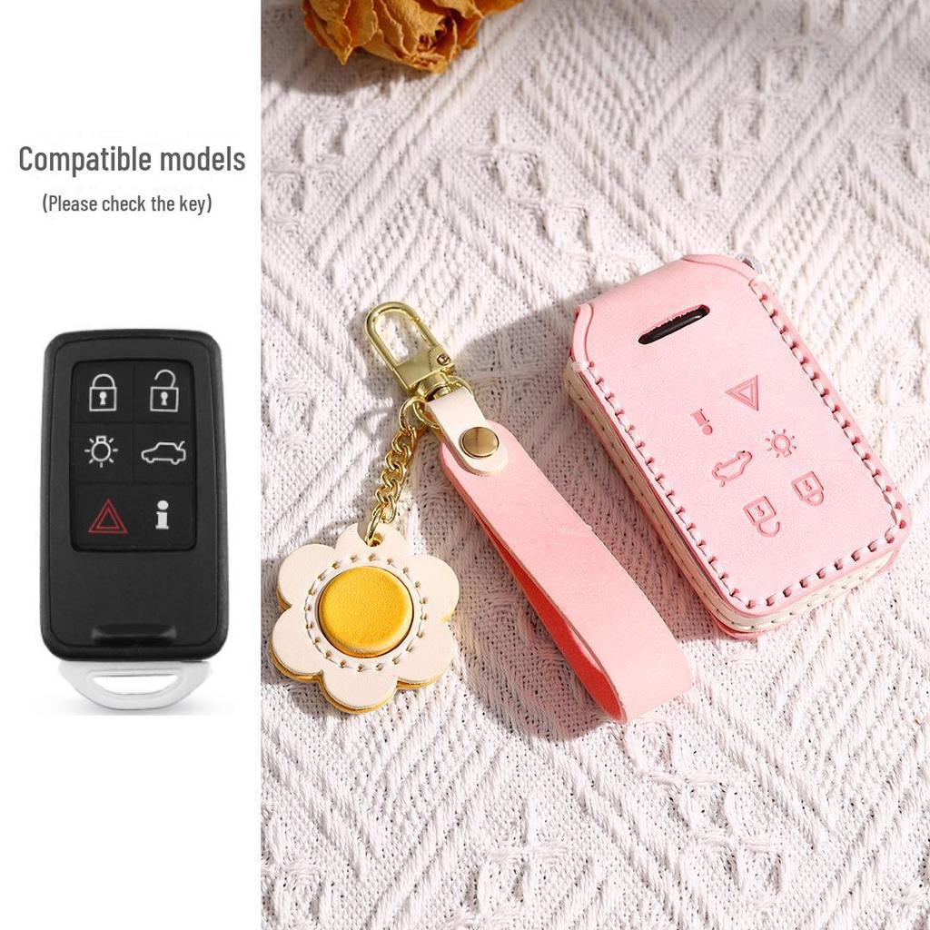 Volvo Key Cover for New S60/XC60/S90/XC90/XC40L/V60/V90 - Women's Bag Buckle Compatible