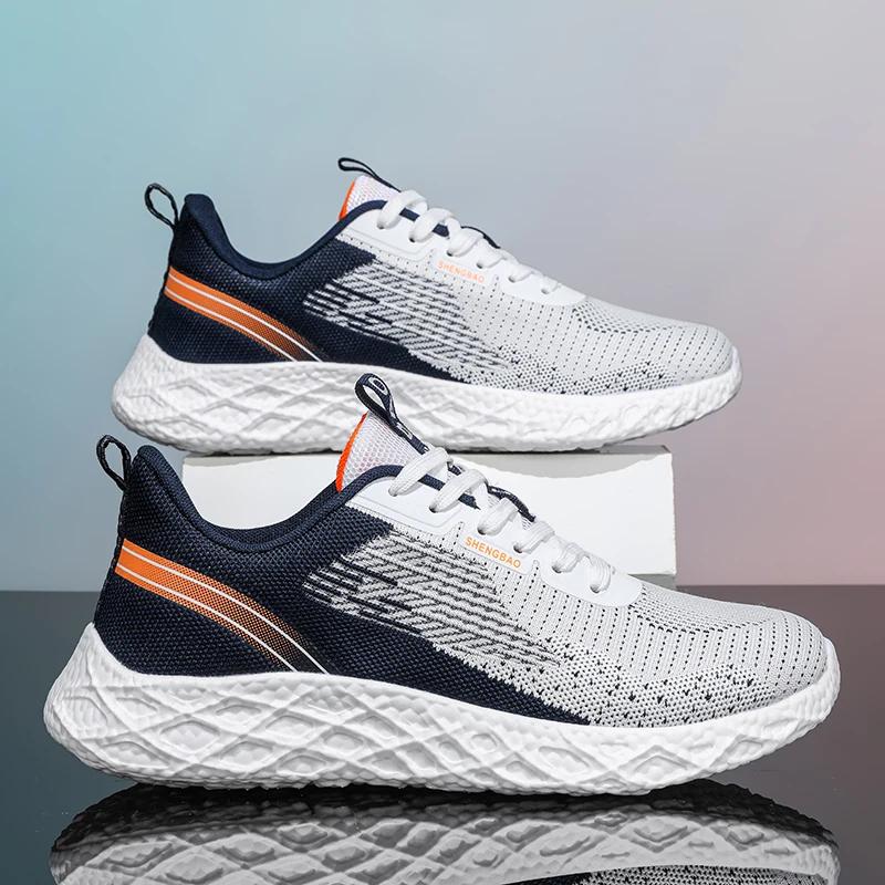 

Men Casual Sneakers New Mesh Breathable Sport Women Shoes For Men Lightweight Comfort Running Shoes Non-Slip Outdoor Male 35