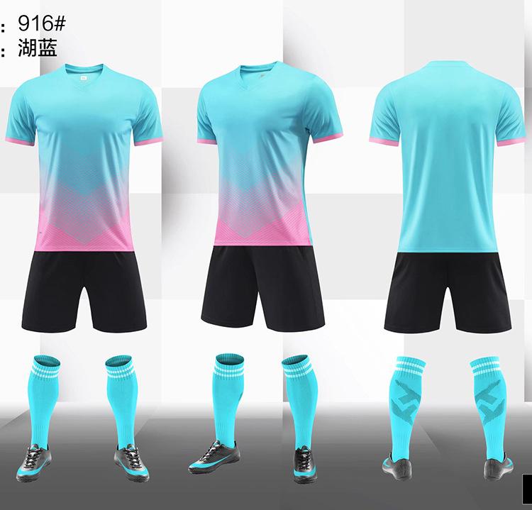 Новый футбольный комплект формы Мужская Взрослая Детская Игровая Тренировочная форма Ученики начальной школы С коротким рукавом Печать Спортивная форма Женская children 3xs
