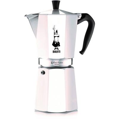 Italian Coffee Maker - BIALETTI - Moka Express - All Stovetops Except Induction - 12 Cups - 770 Ml - Stainless Steel