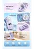 Portable Mini Handheld/Neck-Hanging Fan with Rechargeable USB, High-Speed, Cold Compress, Semiconductor Cooling