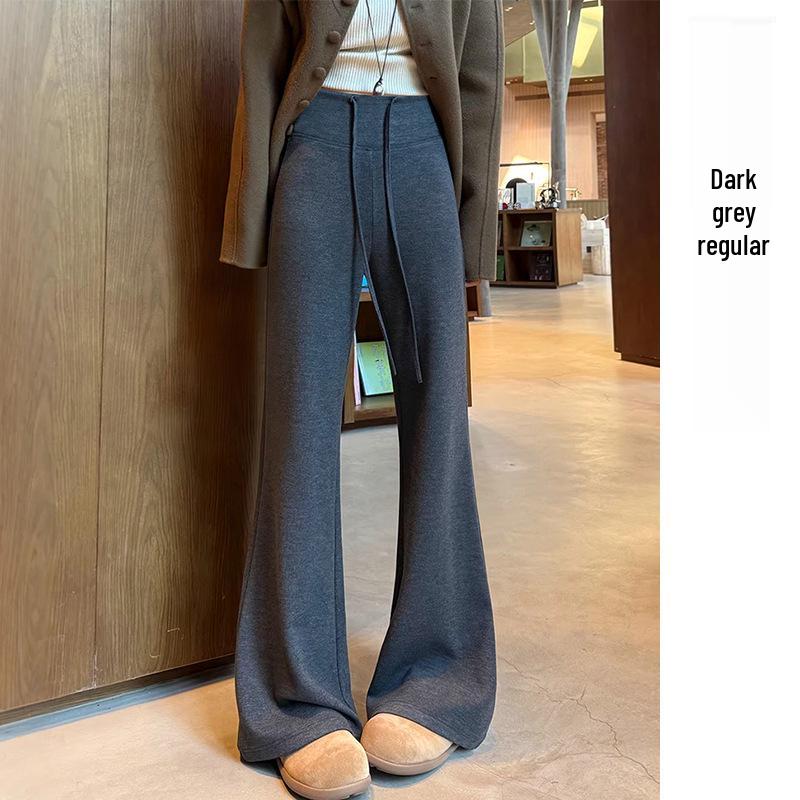 2026 Spring Korean Style Maternity Flare Wide-Leg Pants 2XL