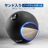 Yes4All Medicine Ball, Weighted Rubber Ball with Non-Slip Grip and Bounce-Free Design for Indoor Training, Full-Body Exercise, 25.5cm Diameter
