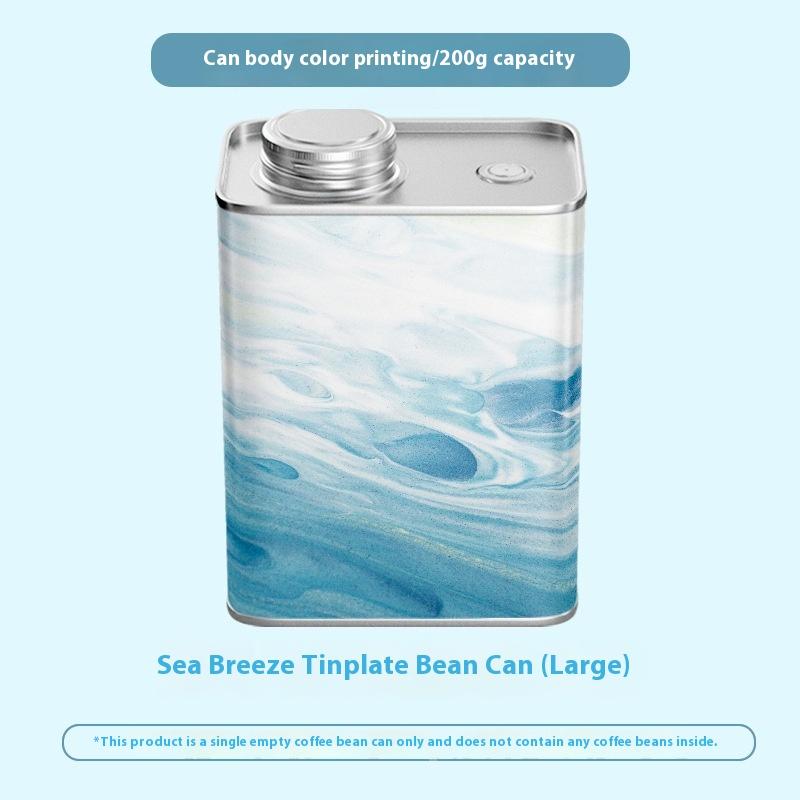 Sealed Pill Box Portable Empty Tins Coffee Bean Sealed Tin Can For Outdoor Camping Fresh Breathing Tin Box Packaging Storage