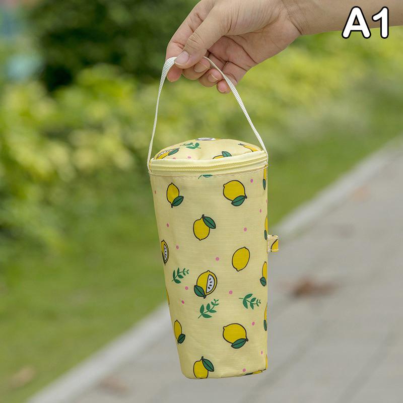 Portable Milk Tea Tote Bag Heat Preservation Bag Eco-Friendly Handbag Carrying Insulated Cup Cover Tumbler Cup Accessories