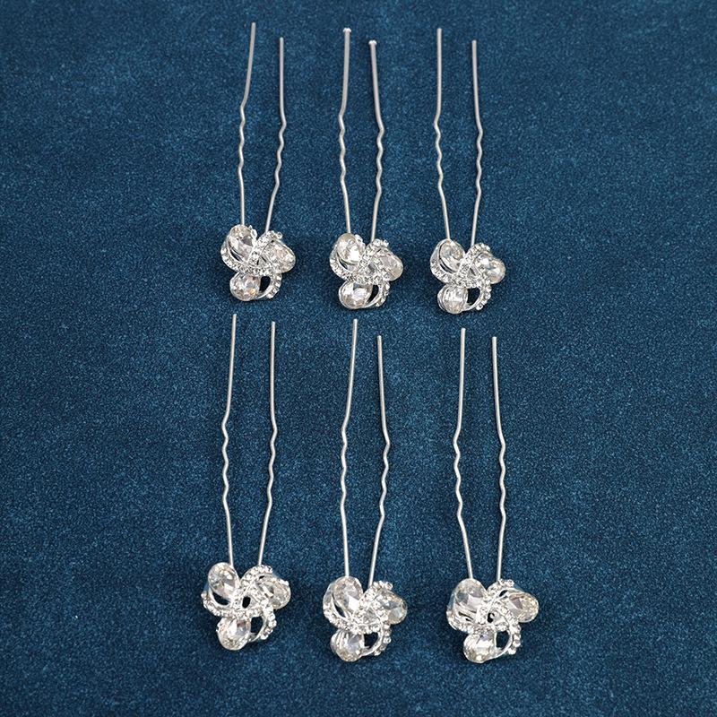 18-teiliges Braut-Haarschmuck-Set: U-förmige Haarnadeln & Styling-Clips für Make-up und Flechten