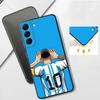 Football Star Numbers Phone Case for Samsung Galaxy A21s A22 A23 A25 A33 A34 A52s A53 A54 A55 A71 A26 A36 A56 Soft Cover