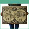 Dedc Globo Vintage Mapa do Velho Mundo Pôster de Papel Marrom Fosco Arte Decorativa Deslumbrante Para Amantes do Vintage