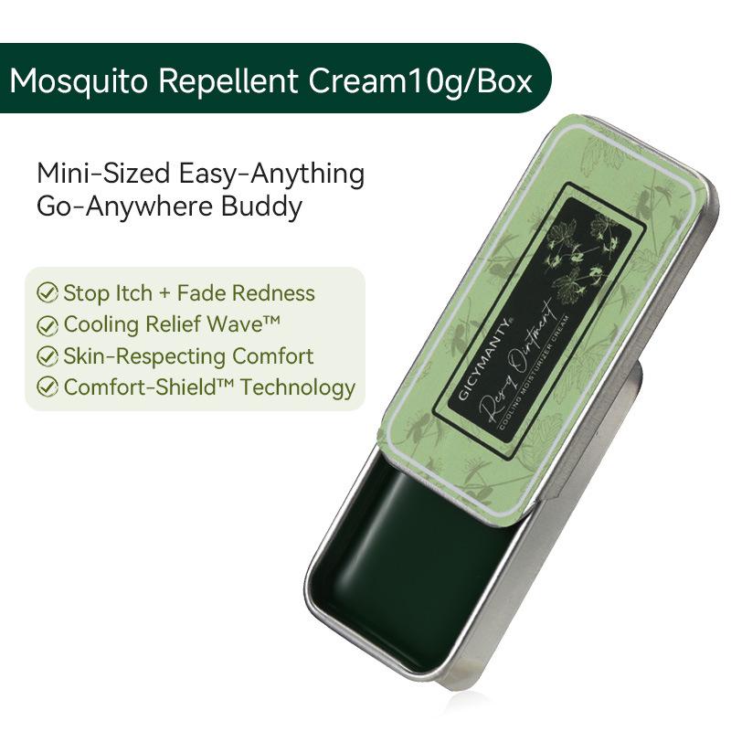 GICYMANTY Comfrey Cream: Mosquito Repellent, Cooling, Anti-Bite, Moisturizing Herbal Balm, Anti-Itch & Portable. 10g
