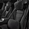 Universal Car Headrest Pillow for Mercedes S-Class Faux Leather Neck Support Cushion All Seasons Comfort Pillow