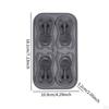 Silicone Chilled Cube Tray DIY Funny 3D Pet Shaped for Lemonade Coffee Drink Blue