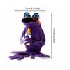 Frog Garden Statue Metal Decoration Weatherproof for Yard