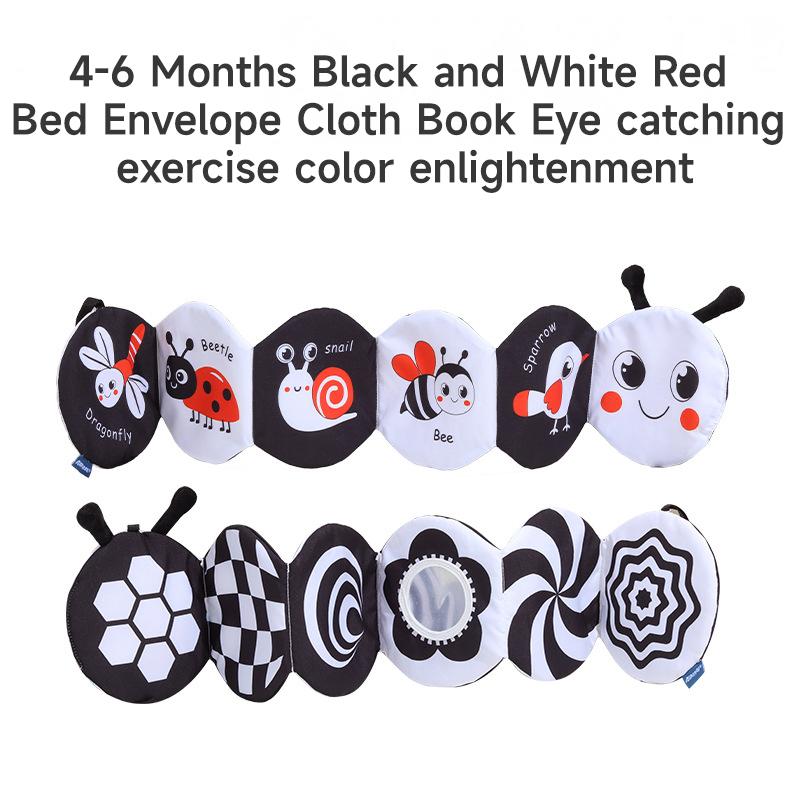 Baby Soft Cloth Book Sensory Cloth Book Toys Early Education Toys Montessori Stroller Toys Baby Crib Toy Baby Book Newborn Gifts
