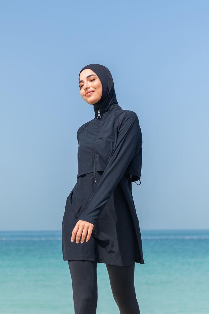 Womens Muslim Modest Islamic Full Cover Burkini Beach Swimming Costume Swimwear Hijab Beachwear Swimsuit 