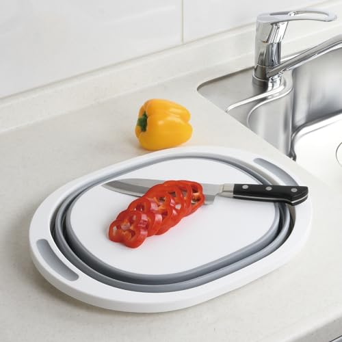 Pearl Metal Kitchen Mate HB-6356 Foldable Washtub and Cutting Board