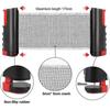 Table Tennis Nets Table Tennis Nets, Adjustable Retractable Net Ping Pong Replacement Net, Portable Travel Holder Ideal For All Types Of Tables,170(ma