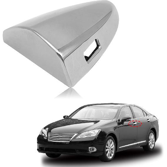

Chrome Door Handle Cover Cap Compatible with Lexus ES350 2007-2012 LS600hl 2008-2016, LS460 2007-2017 Front Driver Side Door Handle Key Cover Cap