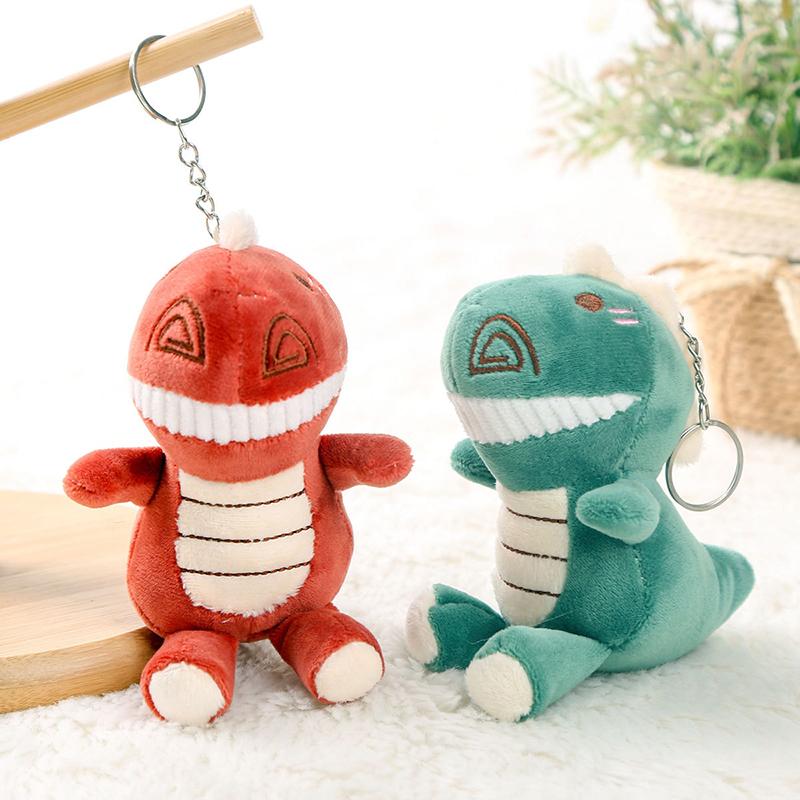 1Pcs Cute Plush Dinosaur Doll Toy Pendant Cute Plush Keychain Bag Pendant Christmas Gift