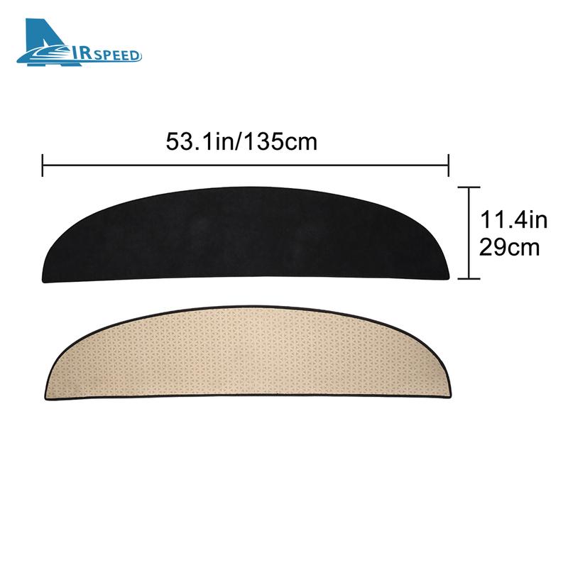 Suede Dashboard Cover Pad For Tesla Model 3 Model Y 2017-     Sunshade Anti-UV Dash Mat Sun-shading Non-slip