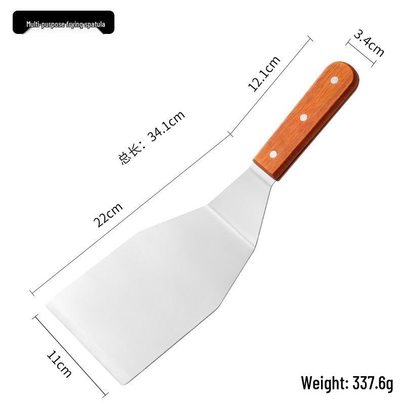Stainless Steel Spatula Set: Kitchen, Hamburger, Frying, Teppanyaki, and Barbecue Tools