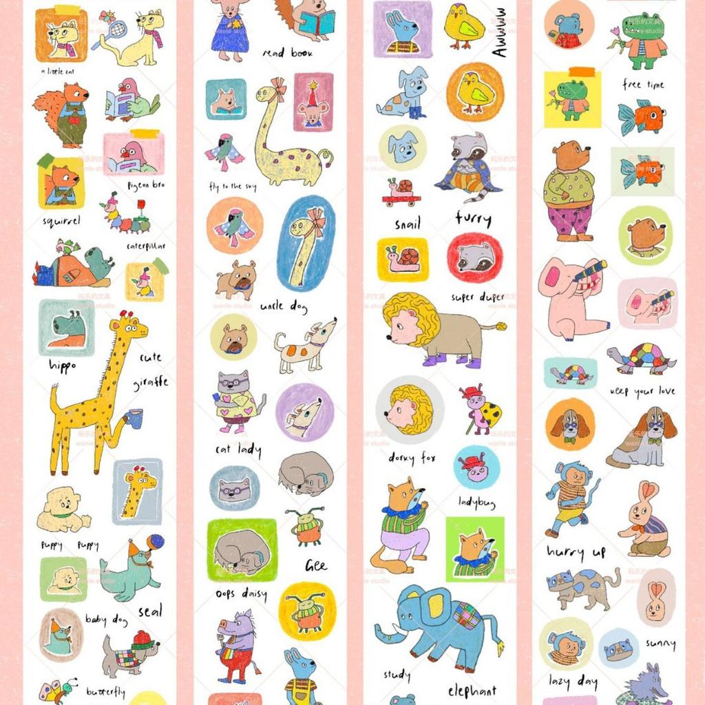 1pcs/1lot Decorative Adhesive Tapes Playful stationery Scrapbooking DIY Paper Japanese Stickers