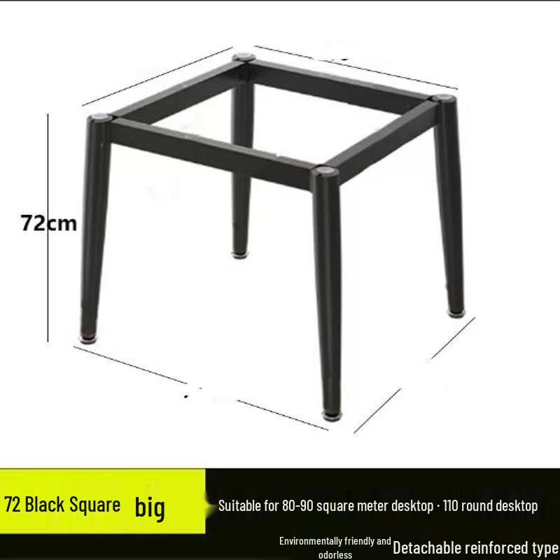 Square Rock Slab Dining Table Legs - Ceramic Tile, Marble Leg Brackets, Luxury Desk Stand Base