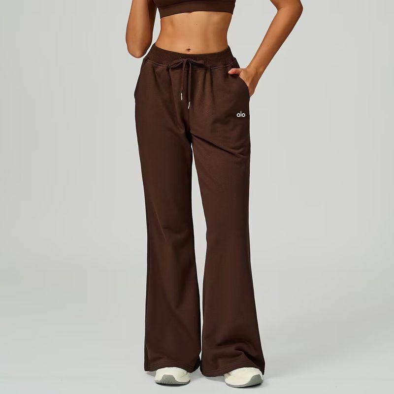 Oiob Sweat Pants Women Autumn and Winter Casual Pants 2025 New Sweatpants Fitness Running Straight Drape Wide Leg Pants