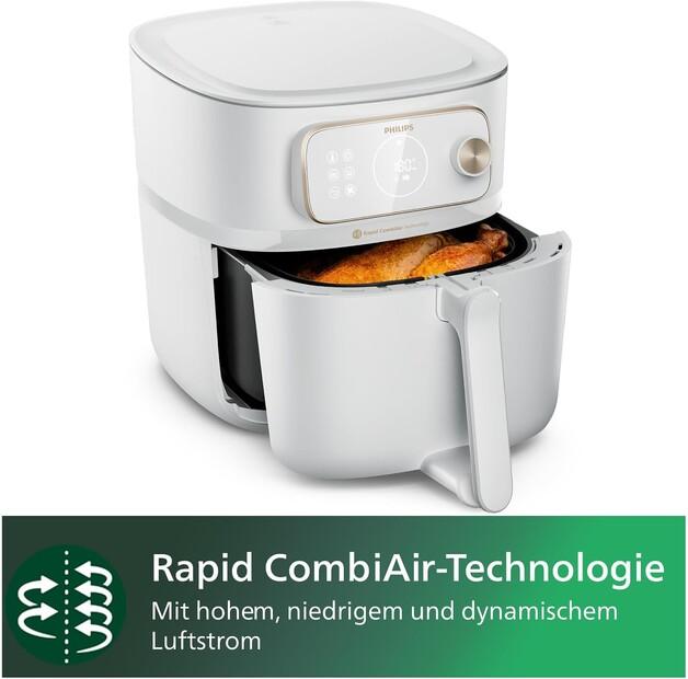 Heißluftfritteuse Philips HD9876/20 Airfryer Combi XXL Connected