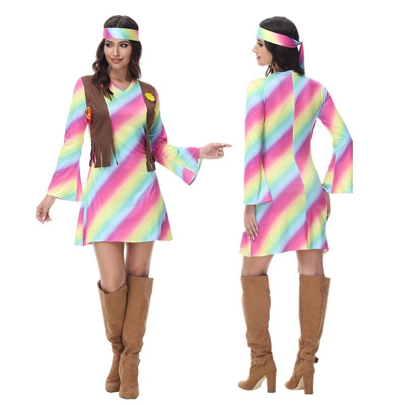 Костюмы на Хэллоуин в стиле ретро 80-х в стиле хип-хоп и диско для карнавала и представления. M