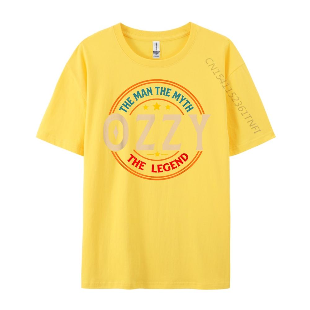 Ozzy Der Mann Der Mythos Die Legende Personalisierte Grafik T-Shirts Herren Übergroß Bedrucktes T-Shirt T-Shirt Normal