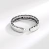 Heavy Industry Rainbow Zircon Ring For Women Niche Advanced Cold Fashion Jewelry