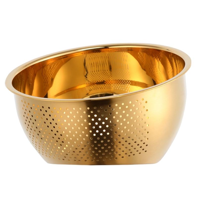 Buy Strainer Basket Rice Stainless Steel Washing Filter Strainer ...