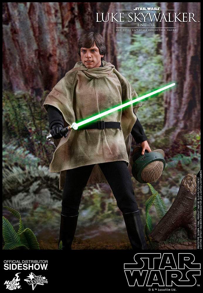 Guerras Episódio Retorno da Figura de Escala Luke Skywalker [Obra-prima de Filme] "Star VI Jedi" 1/6 (Versão Endor)