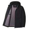 Men's Detachable Hooded Windproof Business Casual Jacket