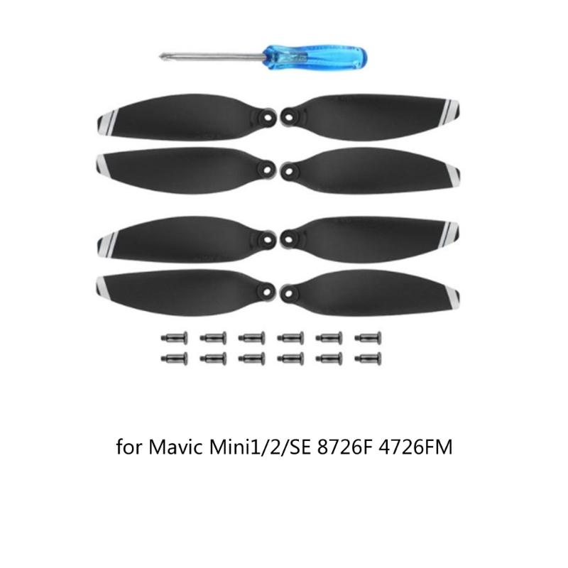 Stylish Propeller Blades Set Boosts Flight Performances for Drones Hobbyists & Model Aircraft Players for Drones  Mini1