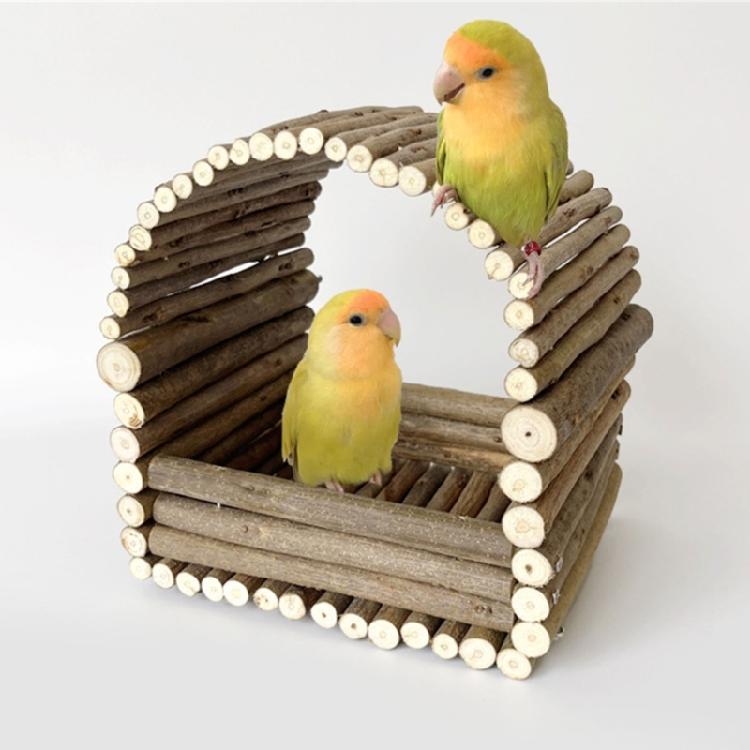 Premium Wooden Rabbit Safe Enclosed Habitat Rabbit Nestings Hideouts for Adult Small Animals