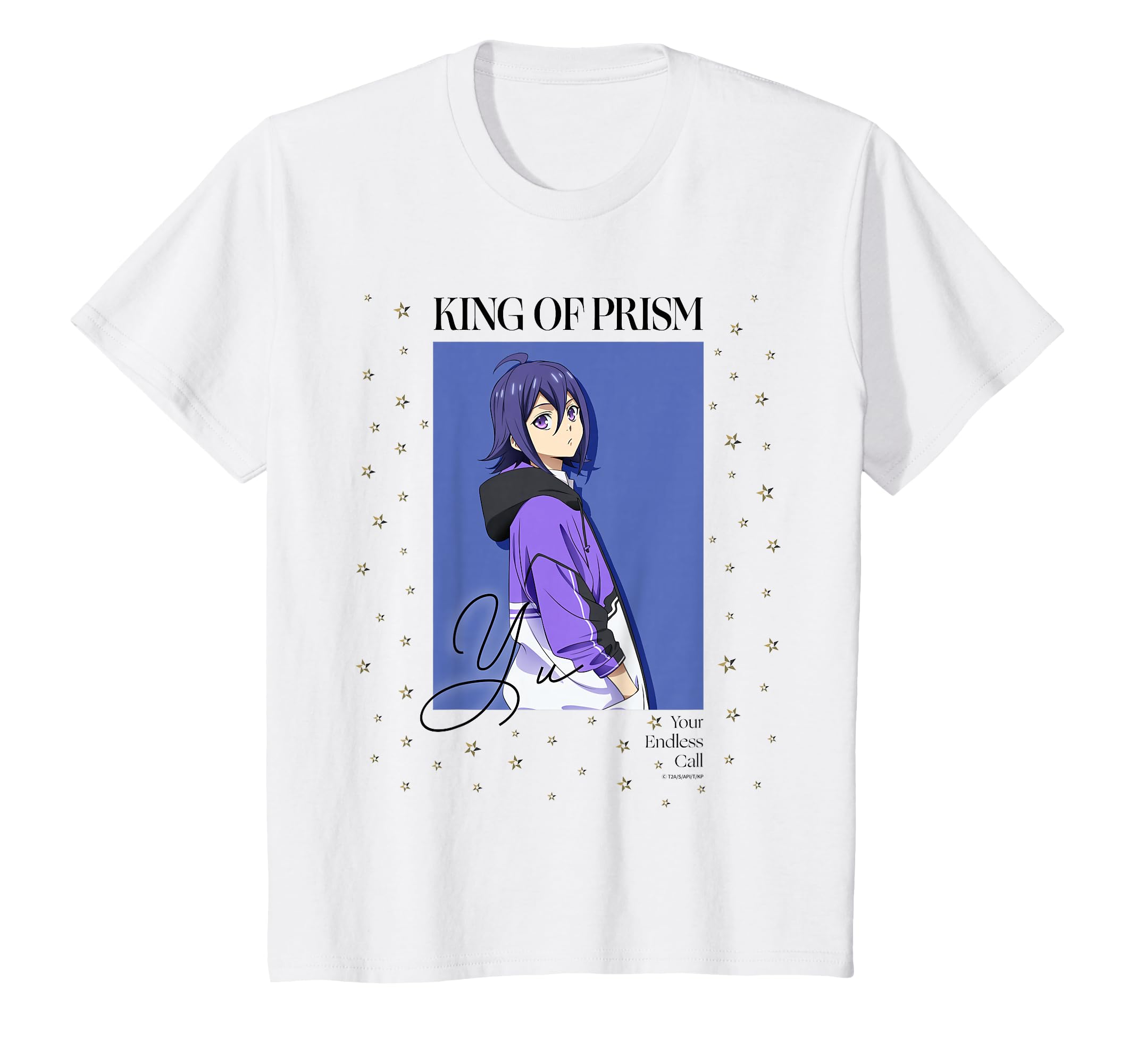KING OF PRISM -Твой бесконечный зов- Новая иллюстрация Футболка Ю