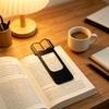 1pc Hollow Slim Open Book Clip, Minimalist Page Marker, Portable Reading Accessory, 3D Printed Bookmark Gift for Book Lovers
