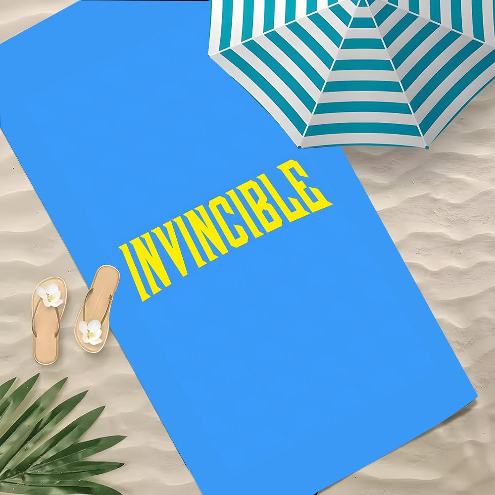 Movie Invincible Towel Polyester Beach Towel Quick Dry Sand Free Bath Towel for Summer Pool Travel Vacation